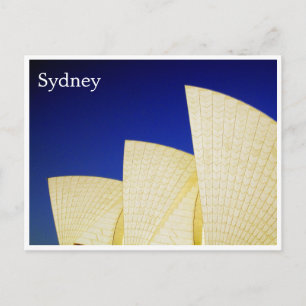 sydney blue sails postcard