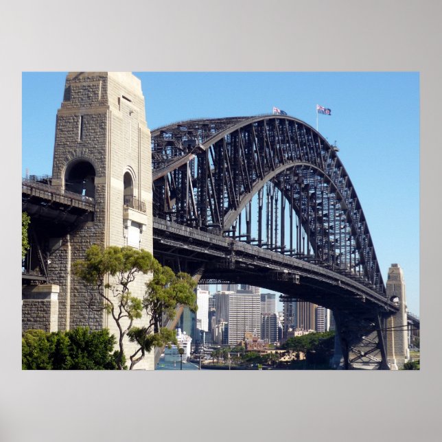 sydney bridge close poster (Front)
