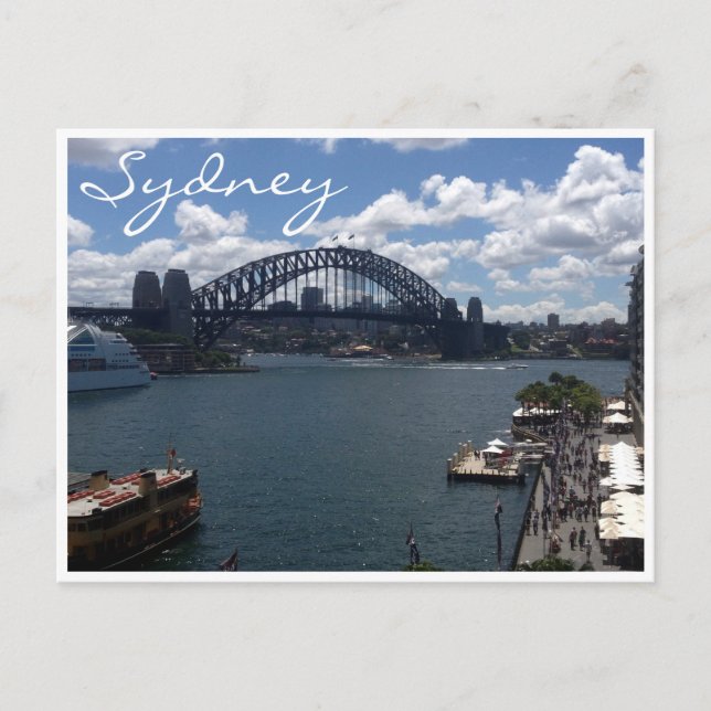 sydney bridge ecq postcard (Front)