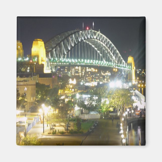 sydney bridge night magnet (Front)