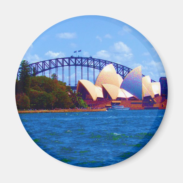 sydney bright day magnet (Front)