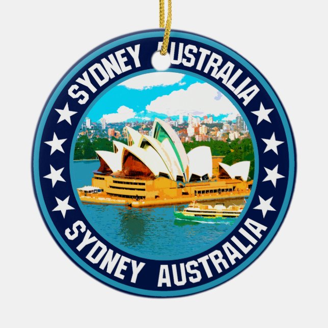 Sydney                                             ceramic ornament (Front)