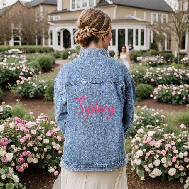 sydney        denim jacket (Wedding Back)
