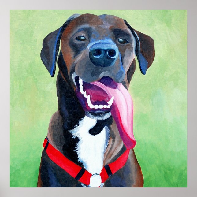 Sydney Dog Art Large Print (Front)