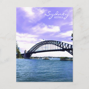 Sydney Ferry Harbour Bridge Postcard