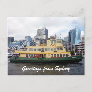 sydney ferry postcard