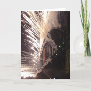 sydney fireworks high holiday card