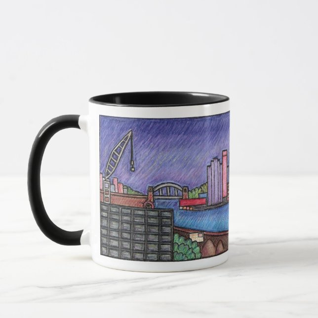 Sydney from Pyrmont Mug (Left)