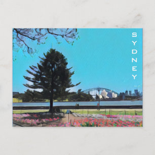 sydney gardens postcard