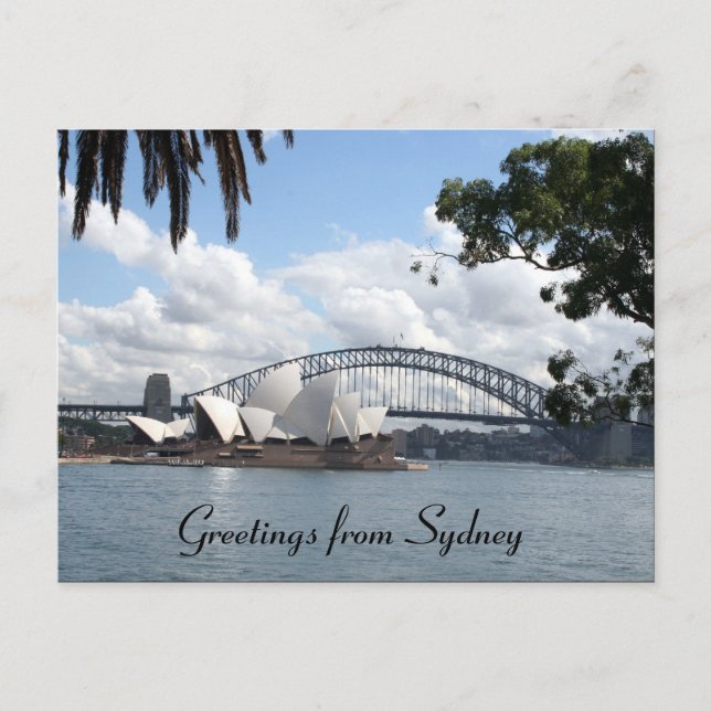 sydney greetings postcard (Front)