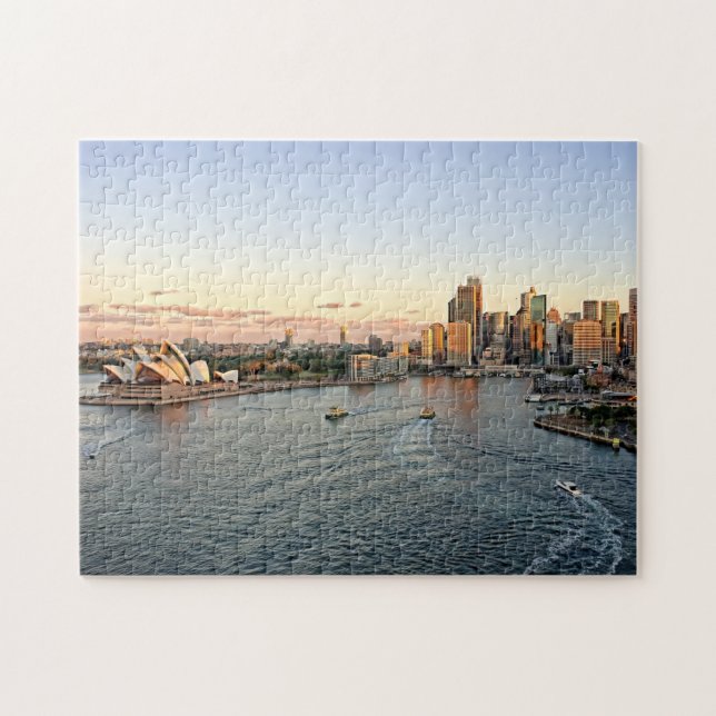 Sydney Harbor - Australia - 11x14 - 252 pcs Jigsaw Puzzle (Horizontal)