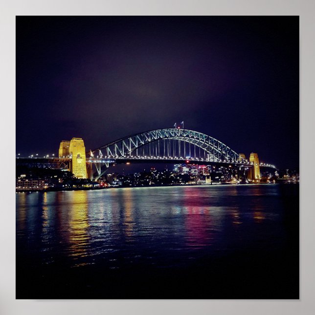Sydney Harbor Bridge Poster (Front)