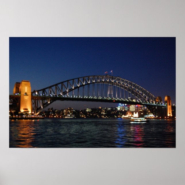 Sydney Harbor Bridge Poster (Front)