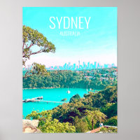 Sydney Harbor Skyline view Mosman