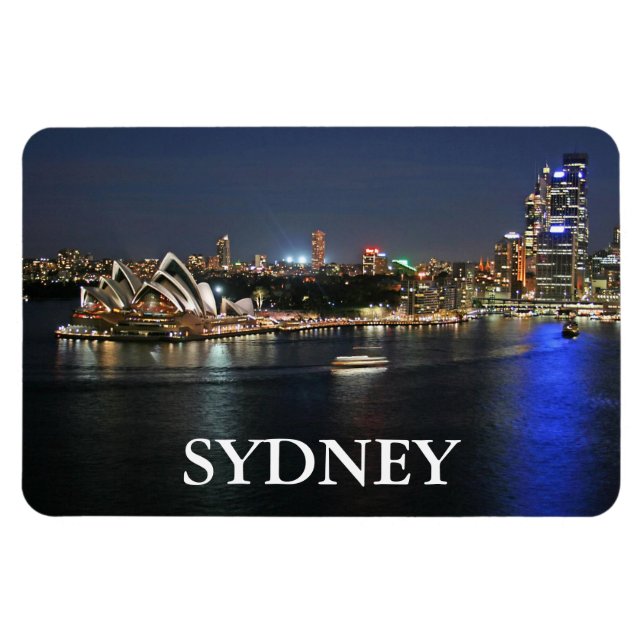 Sydney Harbour at Circular Quay Magnet (Horizontal)