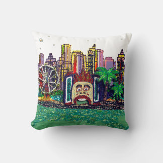 Sydney Harbour Australia by Sequin Dreams Studio Cushion