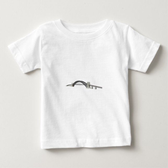 Sydney Harbour Bridge: 3D Model: Baby T-Shirt (Front)