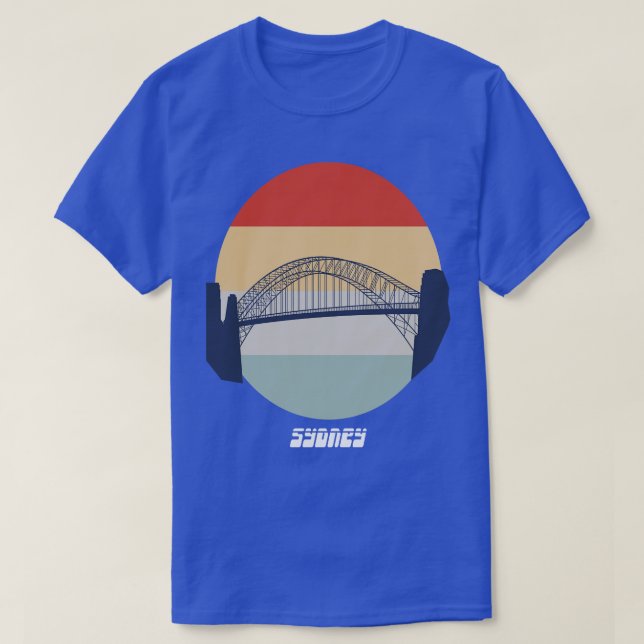Sydney Harbour Bridge 4 T-Shirt (Design Front)