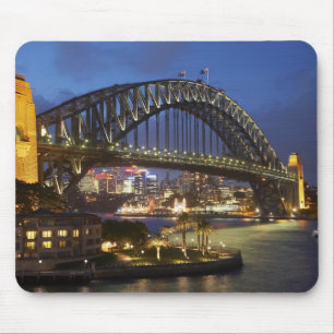 Sydney Harbour Bridge and Park Hyatt Sydney Hotel Mouse Pad