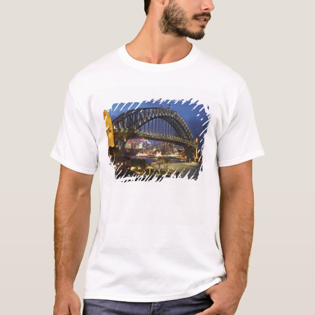 Sydney Harbour Bridge and Park Hyatt Sydney Hotel T-Shirt (Front)