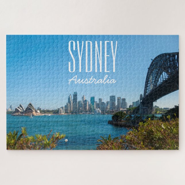Sydney Harbour Bridge & Opera House, 1014 pieces Jigsaw Puzzle (Horizontal)