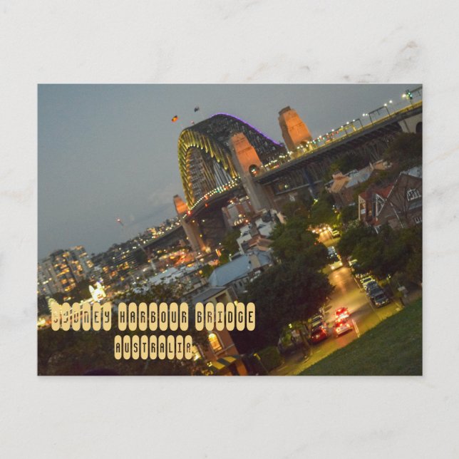 Sydney Harbour Bridge Postcard (Front)