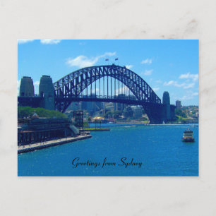 sydney harbour bridge postcard