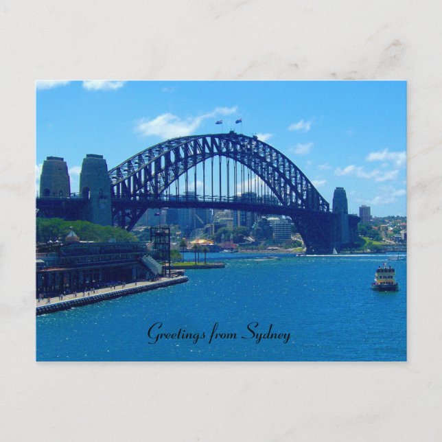 sydney harbour bridge postcard (Front)