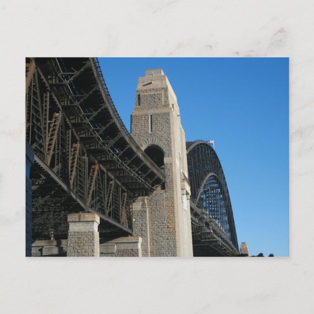 sydney harbour bridge pylon postcard (Front)
