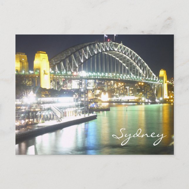 sydney harbour bridge reflects postcard (Front)
