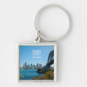 Sydney Harbour Bridge & Skyline Australia Key Ring