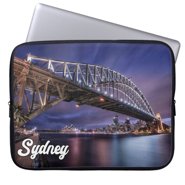Sydney Harbour Bridge, Sydney, Australia Laptop Sleeve (Front)
