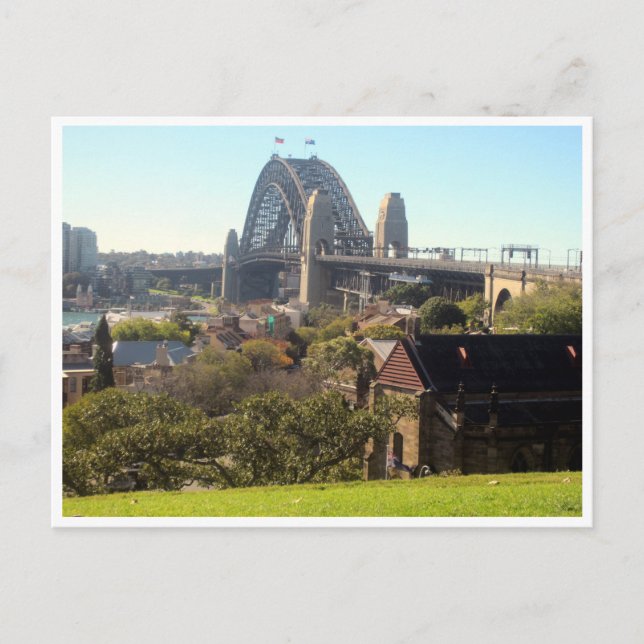 sydney harbour bridge view postcard (Front)