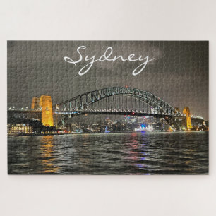 Sydney Harbour by Night, Australia, Photo Jigsaw Puzzle