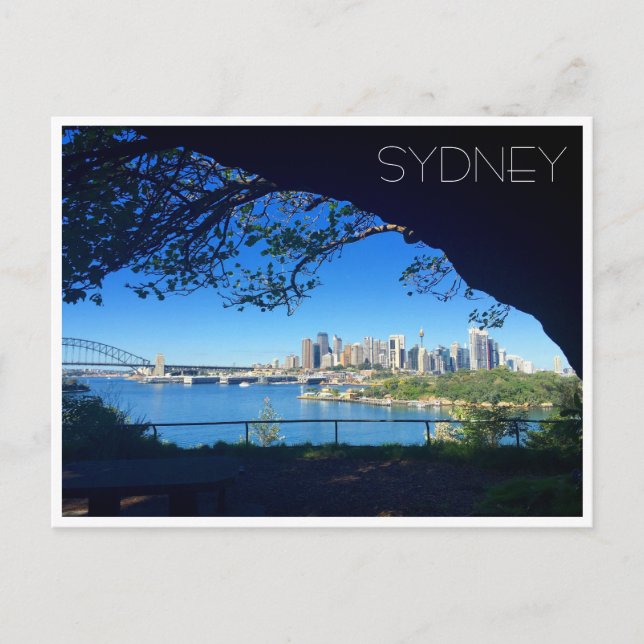 sydney harbour cave postcard (Front)