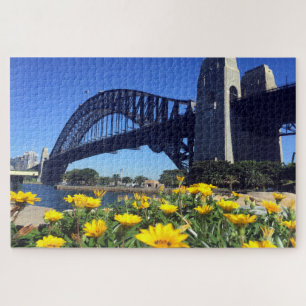 sydney harbour flowers jigsaw puzzle