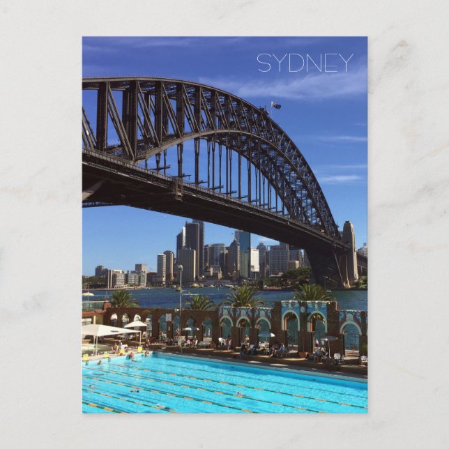 sydney harbour pool postcard (Front)