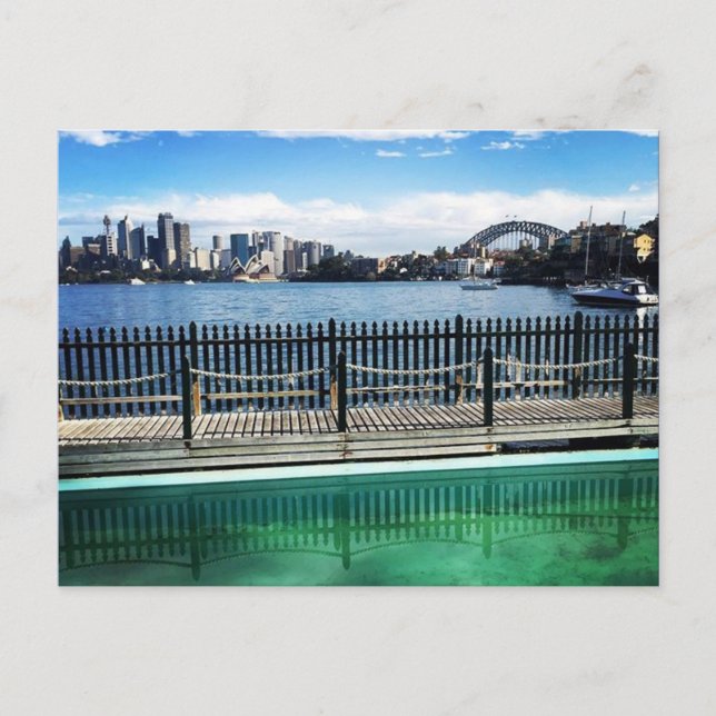 sydney harbour pool postcard (Front)
