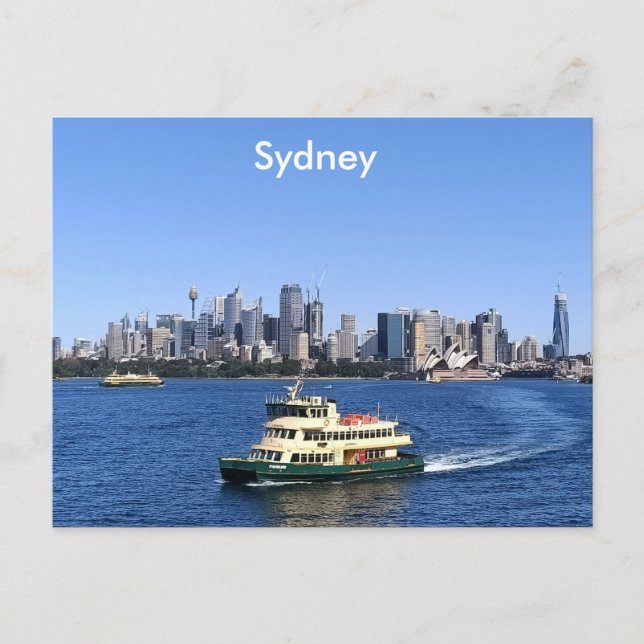 Sydney Harbour Postcard (Front)