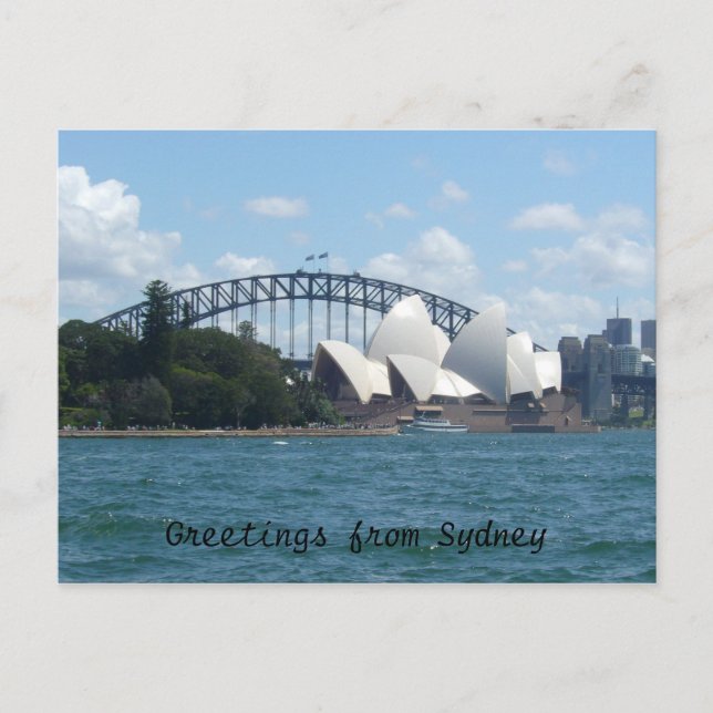 sydney harbour postcard (Front)