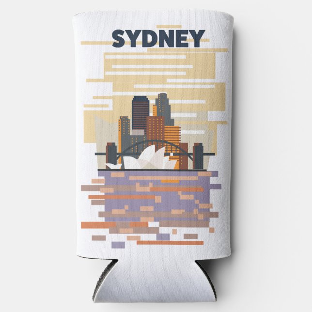 Sydney Harbour Seltzer Can Cooler (Front)