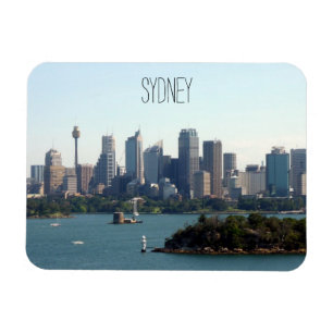 sydney harbour skyline magnet