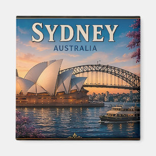 🌉 Sydney Harbour Vacation Memory For Travelers 🌉 Magnet