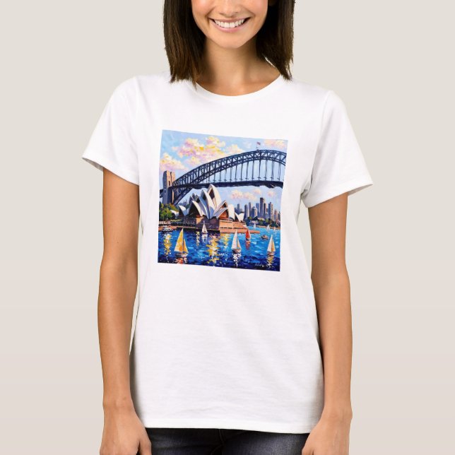 Sydney Harbour Vibrance Tee (Front)