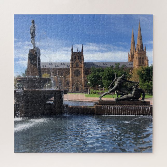 sydney hyde park jigsaw puzzle (Horizontal)