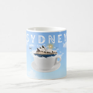 Sydney in a Teacup - Opera House Design Coffee Mug