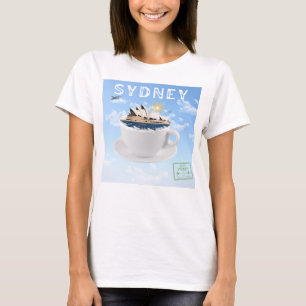 Sydney in a Teacup - Opera House Design T-Shirt