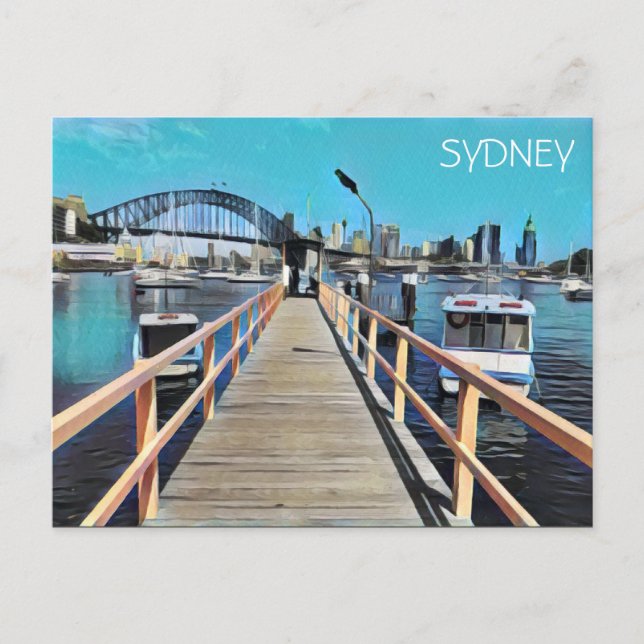 sydney lavender bay postcard (Front)