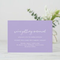 Sydney Lavender Modern Wedding