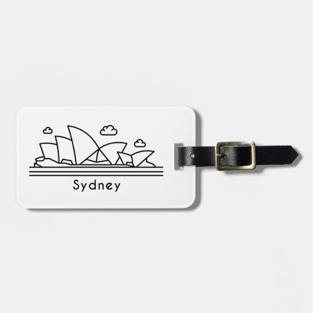 Sydney Luggage Tag (Front Horizontal)